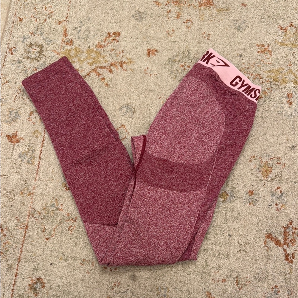Gymshark Seamless Beet Red Leggings